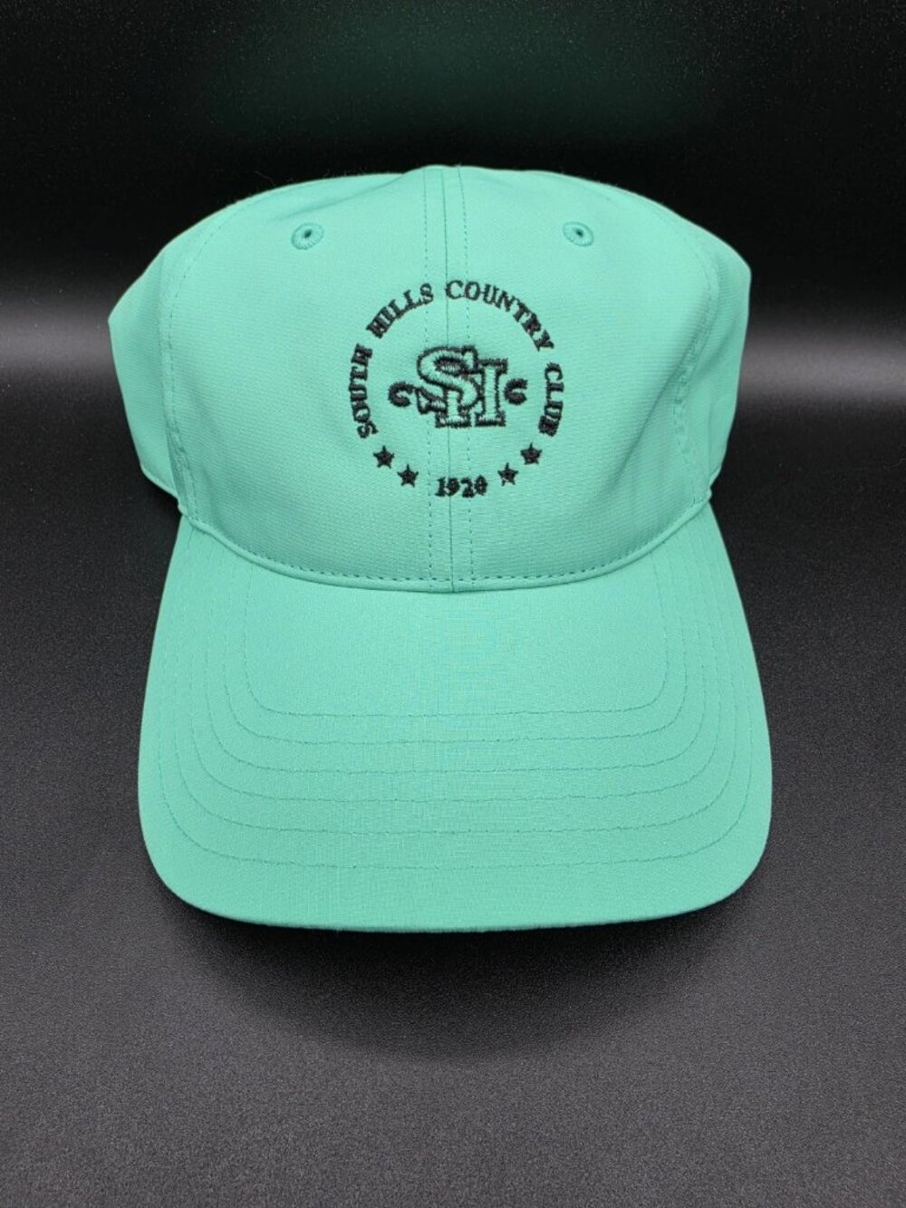 South Hills Country Club Adidas Golf Hat Mint Green Strapback EUC PGA